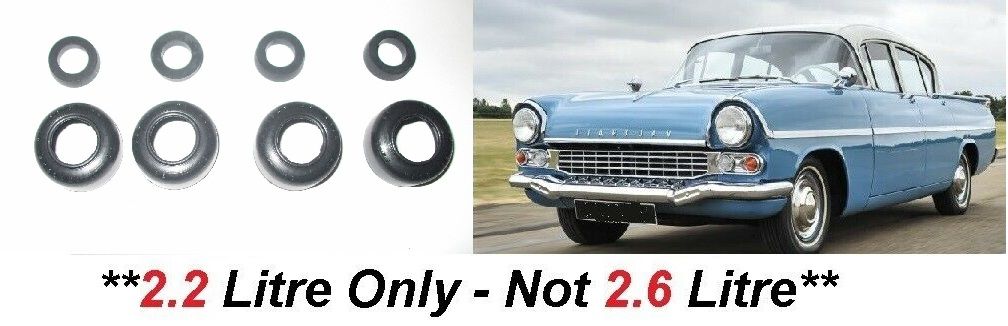 FRONT BRAKE WHEEL CYLINDER REPAIR SEALS KITS x4 (Vauxhall Velox PA) (**2.2 Litre Only**) (1957- 60) 