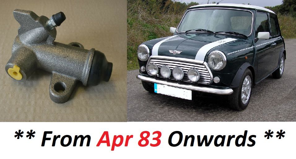 CLUTCH SLAVE CYLINDER (Mini) (All Verto Models) (**From Apr 83- 2000**)  