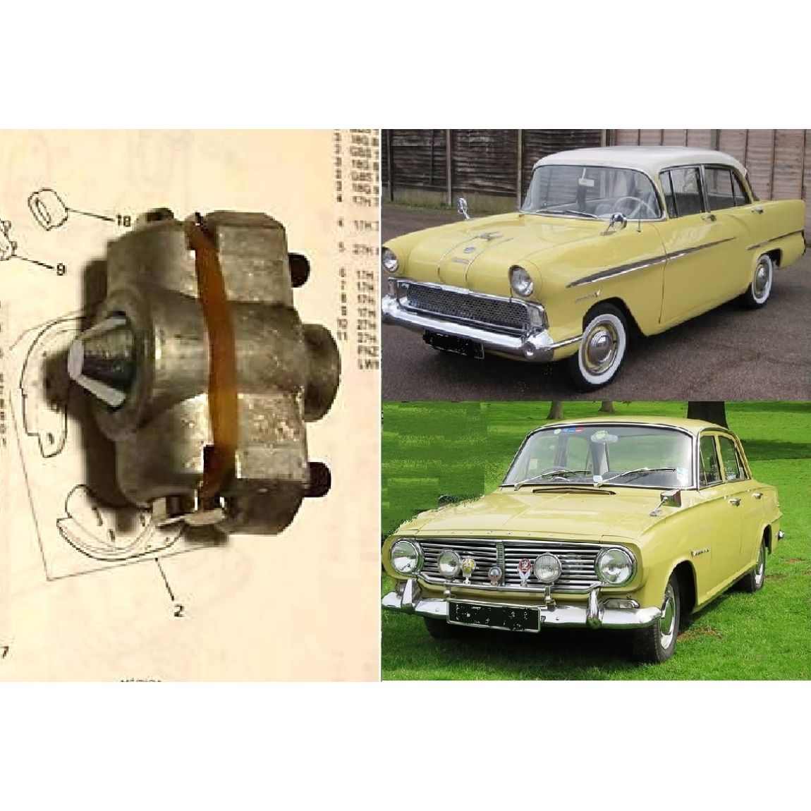 BRAKE ADJUSTER REAR x1 (Vauxhall Victor) (F & FB) (1957- 64)