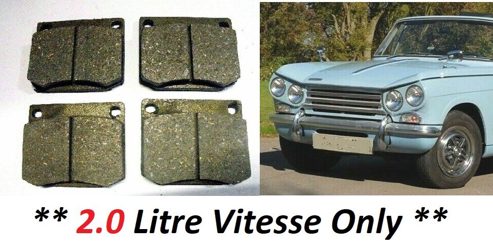 FRONT BRAKE PADS SET (Triumph Vitesse) (2.0 Litre) (1966- 71) 