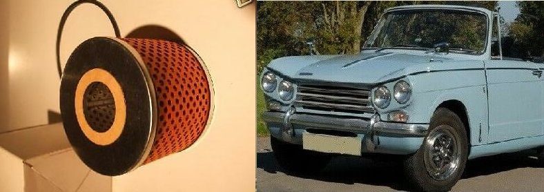 OIL FILTER (Triumph Vitesse) (1600cc & 2.0 Litre) (1962- 71)