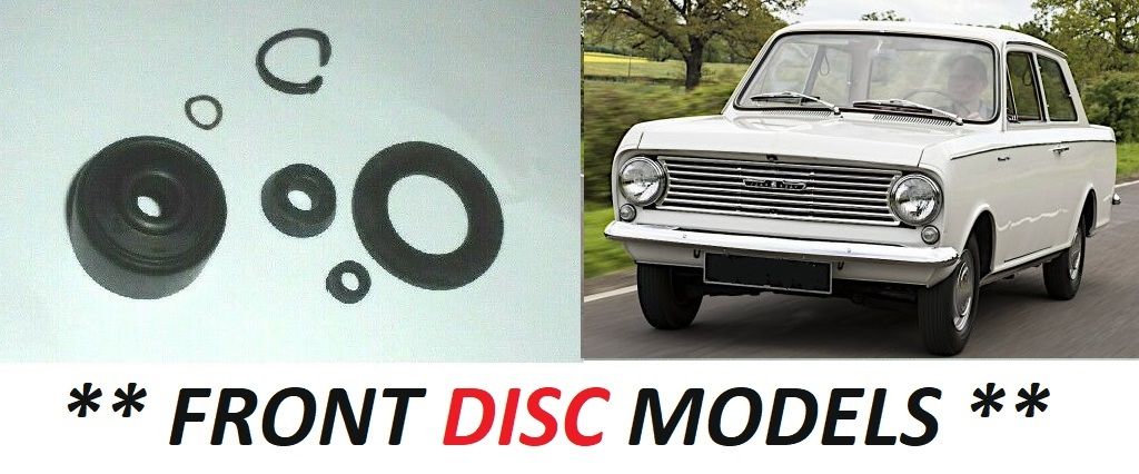BRAKE MASTER CYLINDER SEALS REPAIR KIT (Vauxhall Viva HA) (**Front Discs**) (1963- Sep 66) 