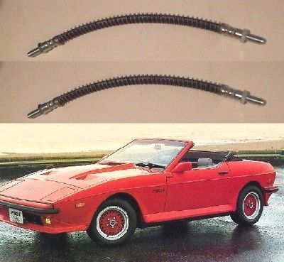 FRONT BRAKE HOSES x2 (TVR Tasmin) (200, 280, 350, 390, 420 & 450) (1980- 90) 