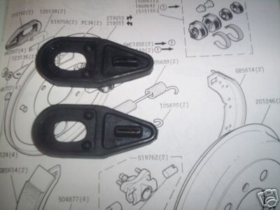 REAR BRAKE WHEEL CYLINDER GAITERS x2 (Ford Anglia 105e) (1959- 68) 
