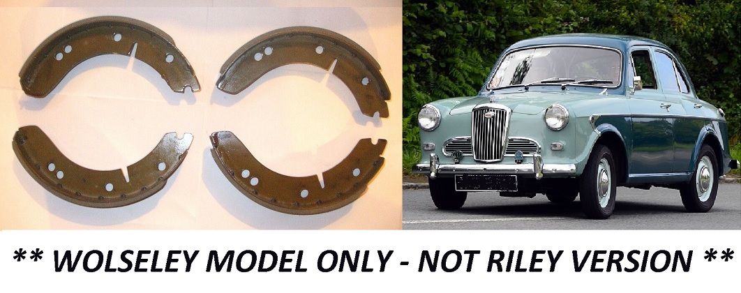 FRONT BRAKE SHOES SET (Wolseley 1500 Saloon) (1958- 65)  