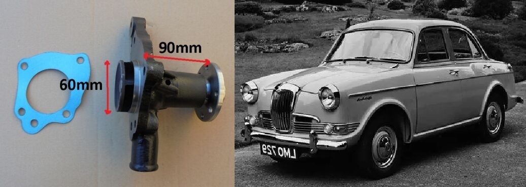 WATER PUMP (Wolseley 1500, Riley 1.5) (1489cc) (1957- 65)
