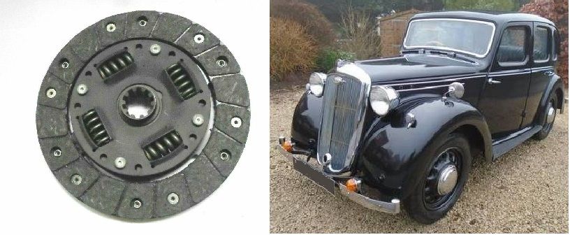 CLUTCH PLATE ONLY (Wolseley 8, Eight Salon) (1946- 49)  