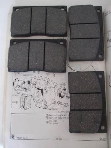 ** FRONT BRAKE PADS SET (Jaguar XJS) (3.6, 4.0 & 5.3)  (1975- 92 Only) 