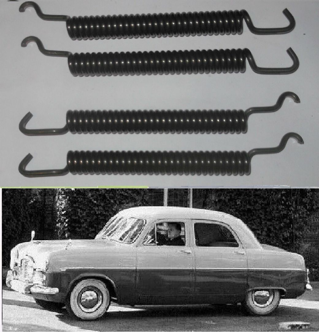 FRONT BRAKE SHOE SPRINGS x4 (Ford Consul, Zephyr & Zodiac Mk1) (1951- 55) 