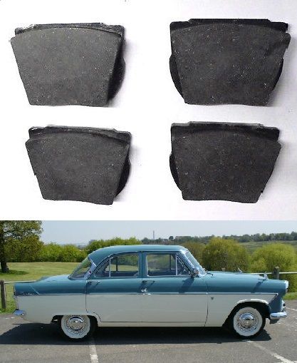 FRONT BRAKE PADS SET (Ford Consul, Zephyr & Zodiac Mk2) (1960- 62)  