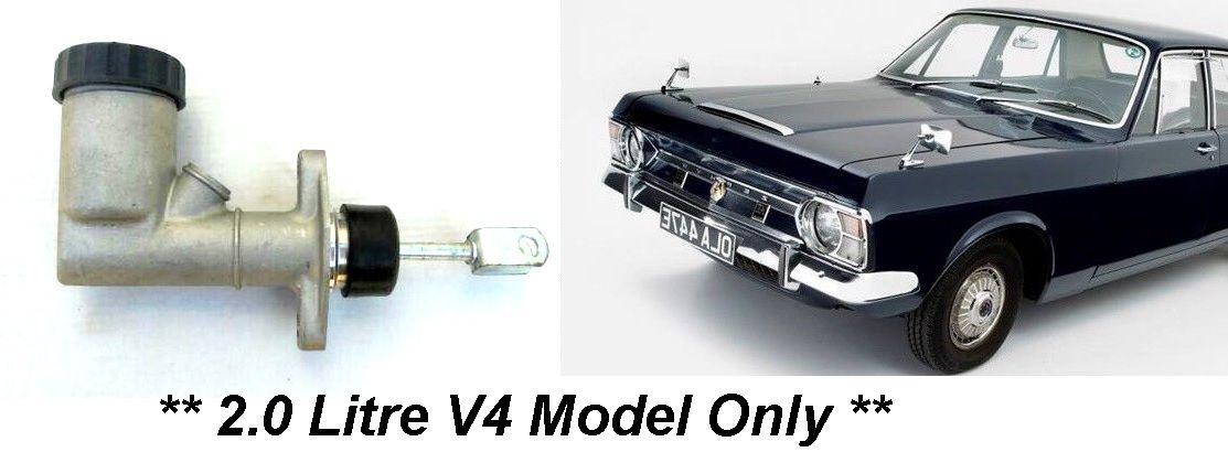 CLUTCH MASTER CYLINDER x1 (Ford Zephyr Mk4) (2.0 Litre V4) (1966- 72) 