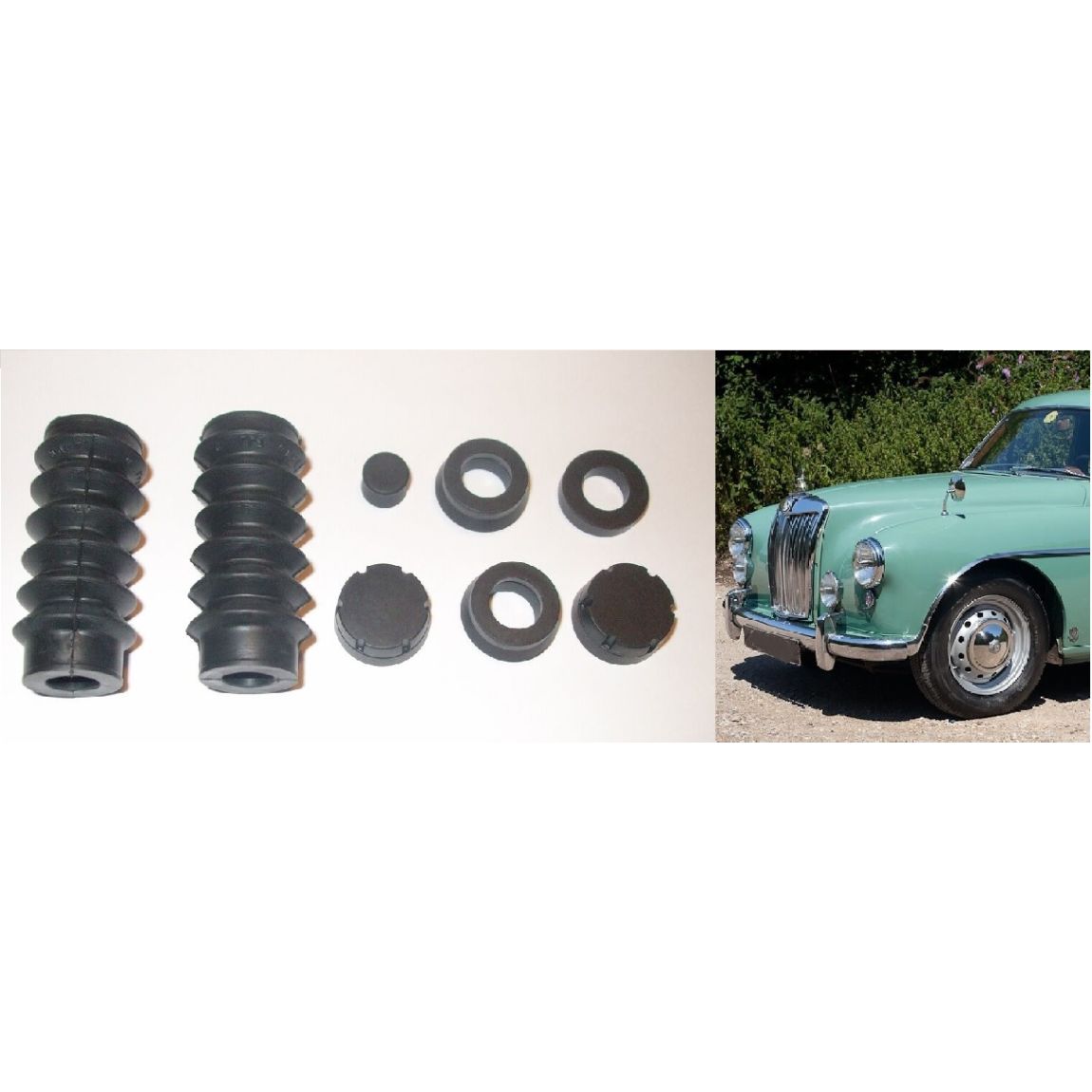 BRAKE / CLUTCH MASTER CYLINDER SEALS REPAIR KIT (MG Magnette ZA & ZB) (1953- 58)